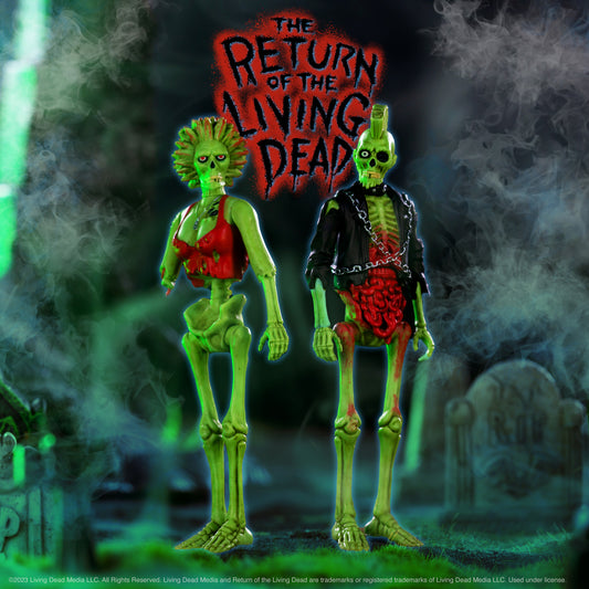 Return of the Living Dead Zombie Trash & Suicide 3.75” Figures