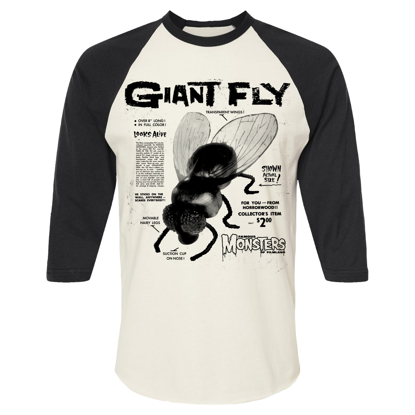 Limited Edition Giant Fly Baseball Tee