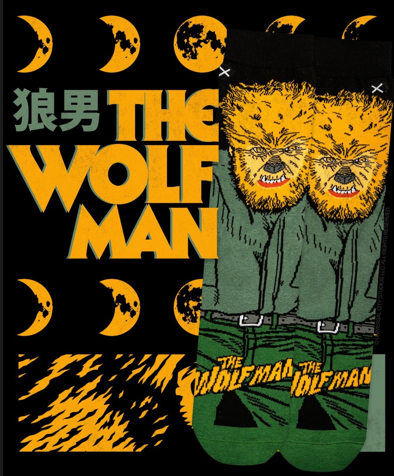 Wolf Man Socks