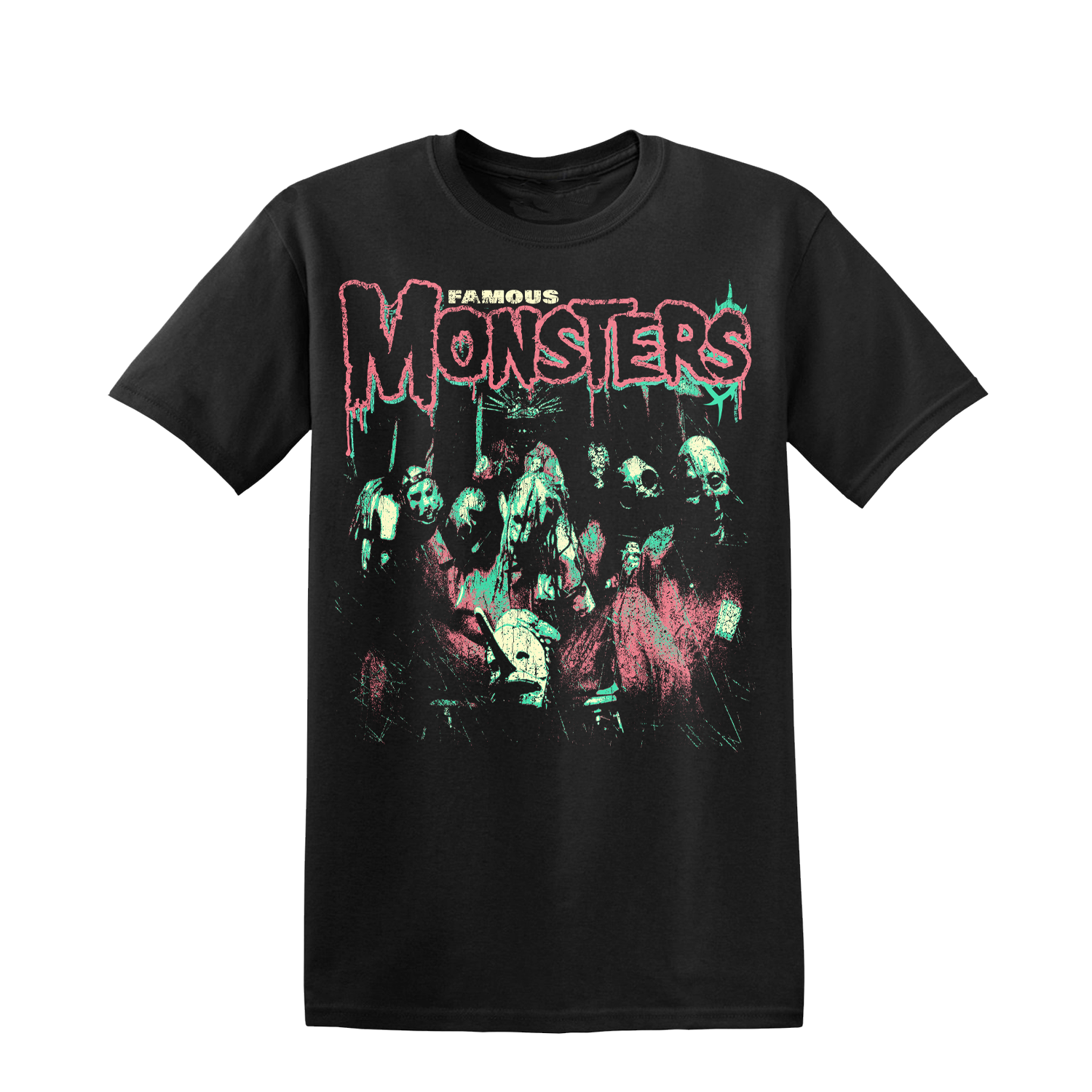 famous monsters t shirt Slipknot 25th Anniversary Short Sleeve
