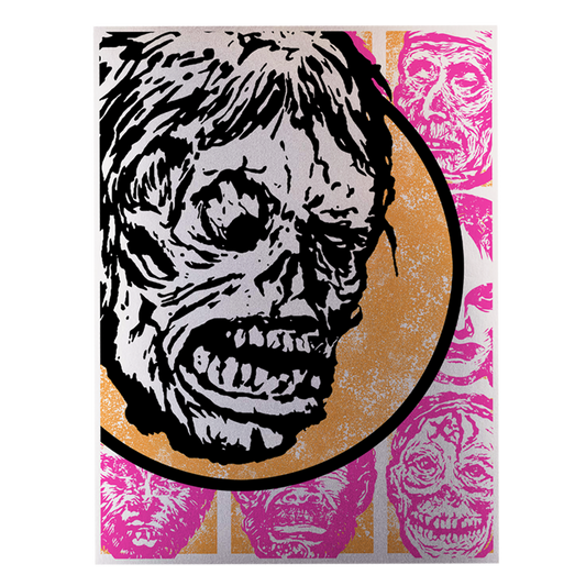 LIMITED EDITION Shock Monster & Pals Blacklight 18x24 Print (Holographic Paper)
