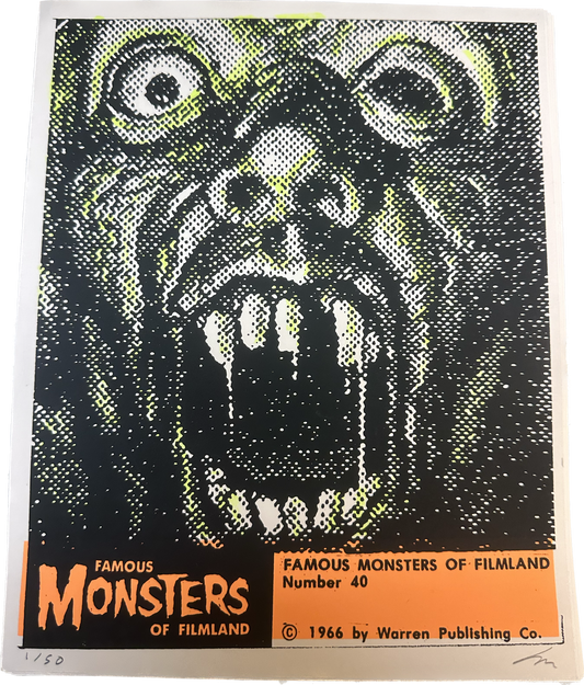 Famous Monsters #40 Blacklight 8x10 Print