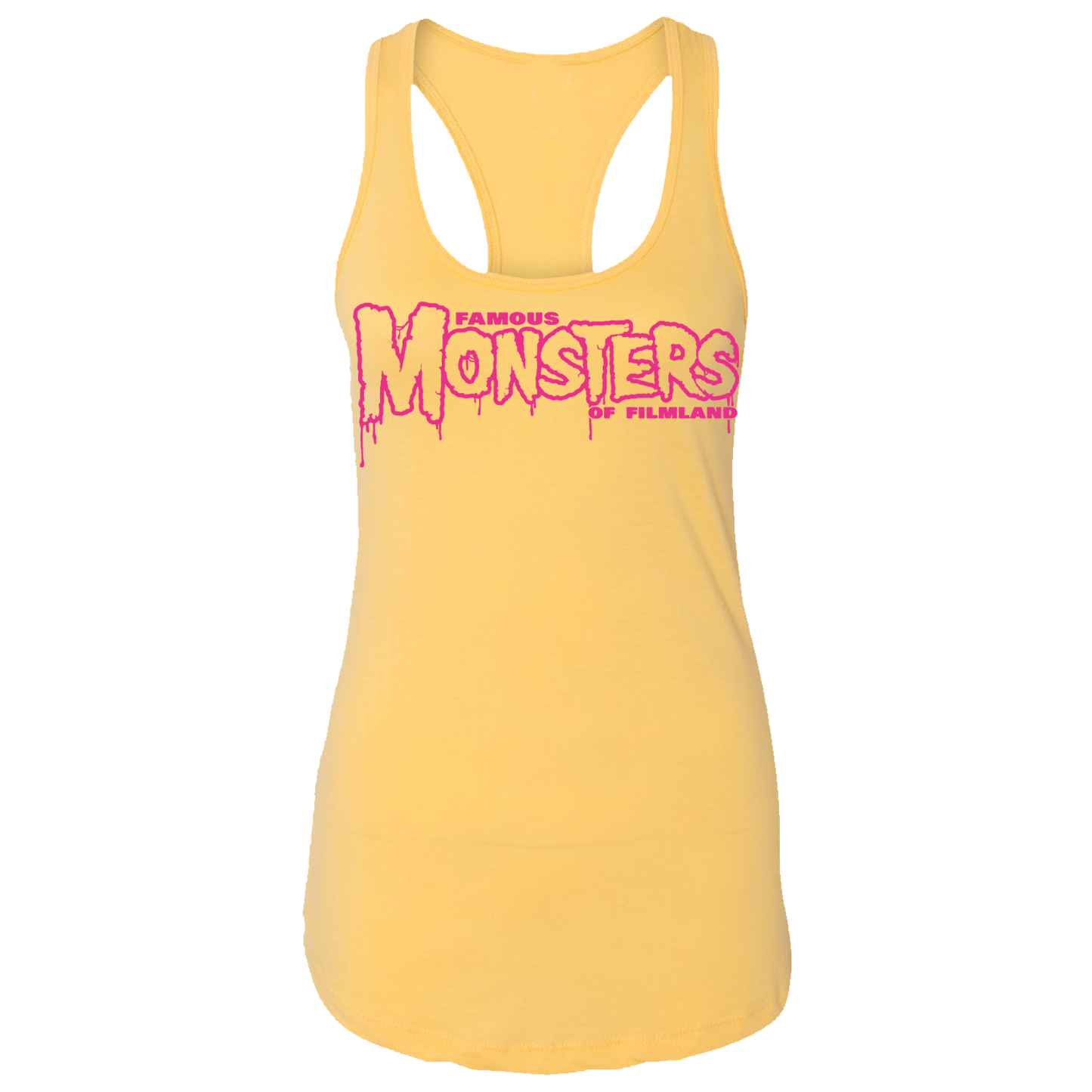 Famous Monsters Dripping Logo Ladies Racerback Tank