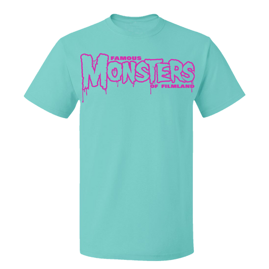 Scuba Blue Famous Monsters Dripping Logo Short Sleeve